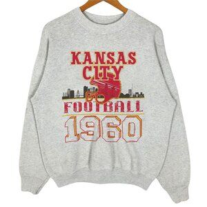 Vintage Kansas City Chief Football Sweatshirt, 1960 Retro KC Chiefs Shirt